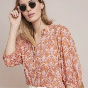 Maeve by Anthropology Kalapana Blouse